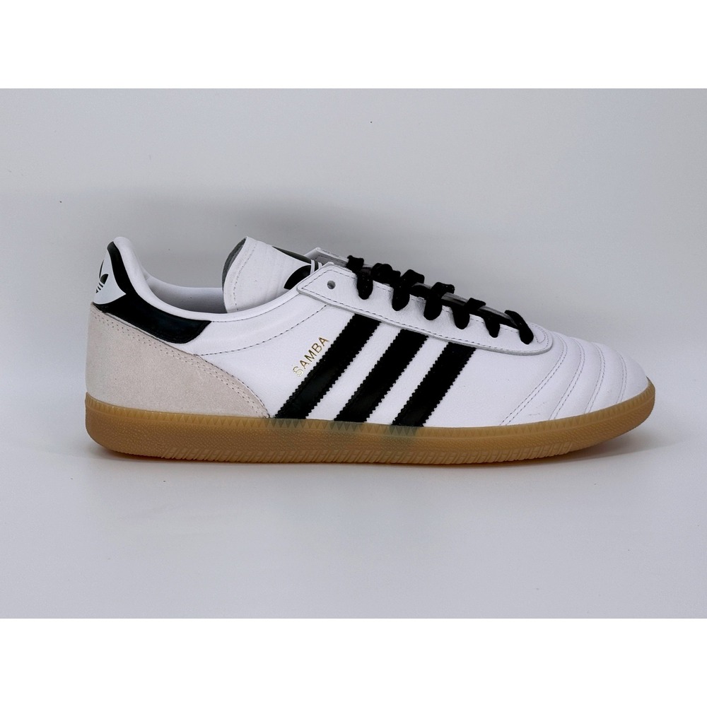 Adidas Samba JP Men's 11/ Womens 12 Sneakers White Black Gum JQ9055